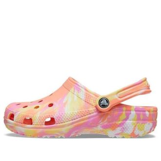 Crocs Classic Clog Marble Beach Sports Unisex Red moniväriset sandaalit ”Red” 206867-83F Crocs Classic Clog Marble Beach Sports Unisex Red moniväriset sandaalit ”Red” 206867-83F