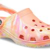 Crocs Classic Clog Marble Beach Sports Unisex Red moniväriset sandaalit ”Red” 206867-83F Crocs Classic Clog Marble Beach Sports Unisex Red moniväriset sandaalit ”Red” 206867-83F