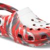 Crocs Classic Clog Marble Beach Sports Unisex Red White Sandaalit ”Red White” 206867-884 Crocs Classic Clog Marble Beach Sports Unisex Red White Sandaalit ”Red White” 206867-884