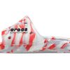 Crocs Classic Clog Marble Beach Unisex Red White Tossut ”Red White” 206879-884 Crocs Classic Clog Marble Beach Unisex Red White Tossut ”Red White” 206879-884