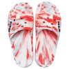 Crocs Classic Clog Marble Beach Unisex Red White Tossut ”Red White” 206879-884 Crocs Classic Clog Marble Beach Unisex Red White Tossut ”Red White” 206879-884