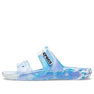 Crocs Classic Clog Marble Beach Unisex White Blue -tossut ”White Blue” 207701-1FK Crocs Classic Clog Marble Beach Unisex White Blue -tossut ”White Blue” 207701-1FK