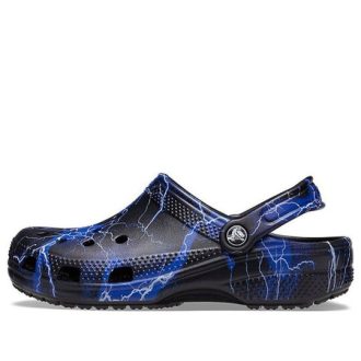 Crocs Classic Clog Pattern -mustat sandaalit 206565-066 Crocs Classic Clog Pattern -mustat sandaalit 206565-066