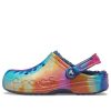 Crocs Classic Clog Tie Dye -tulostuskenkä syvänsininen unisex 207329-95T