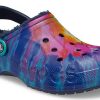 Crocs Classic Clog Tie Dye -tulostuskenkä syvänsininen unisex 207329-95T