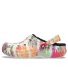 Crocs Classic Clog Tie -värjäyskenkä, monivärinen musta 206341-0C4