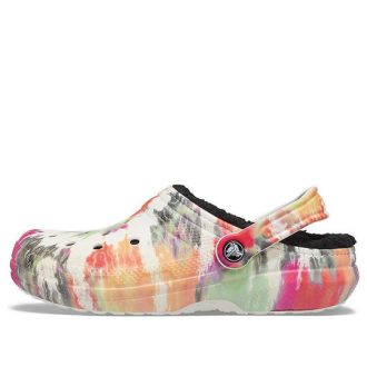 Crocs Classic Clog Tie -värjäyskenkä, monivärinen musta 206341-0C4 Crocs Classic Clog Tie -värjäyskenkä, monivärinen musta 206341-0C4