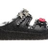 Crocs Classic Cozzzy Disco Glitter Sandaalit ”Musta” 208074-0C4