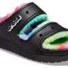 Crocs Classic Cozzzy Spray Dye Sandaalit ”Black Multi” 208046-0C4