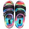 Crocs Classic Cozzzy Spray Dye Sandaalit ”Black Multi” 208046-0C4