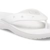 Crocs Classic Crocs Flip Casual Flip-Flops Unisex valkoinen 207713-100