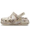 Crocs Classic Crush marmoroitu puukenkä ”Bone Multi” 208265-2Y3