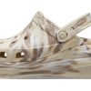 Crocs Classic Crush marmoroitu puukenkä ”Bone Multi” 208265-2Y3