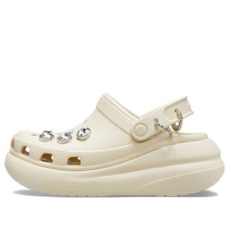 Crocs Classic Crush Punk puukengät ”Bone” 208219-2Y2