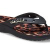 Crocs Classic eläin Flip-Flops Unisex Leopard print ”Black Leopard” 207872-0CU