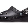 Crocs Classic Feel The Positivity Casual Unisex mustat sandaalit 207571-001 Crocs Classic Feel The Positivity Casual Unisex mustat sandaalit 207571-001