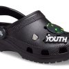 Crocs Classic Feel The Positivity Casual Unisex mustat sandaalit 207571-001 Crocs Classic Feel The Positivity Casual Unisex mustat sandaalit 207571-001