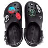 Crocs Classic Feel The Positivity Casual Unisex mustat sandaalit 207571-001 Crocs Classic Feel The Positivity Casual Unisex mustat sandaalit 207571-001