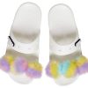 Crocs Classic Fur Sure 2-hihnaiset sandaalit ”White” 207405-100