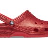 Crocs Classic Glitter -puukengät ”Flame” 205942-8C1