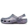 Crocs Classic Glitter -puukengät ”Silver Multi” 205942-0C4