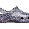 Crocs Classic Glitter -puukengät ”Silver Multi” 205942-0C4
