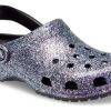 Crocs Classic Glitter -puukengät ”Silver Multi” 205942-0C4