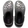 Crocs Classic Glitter vuoratut puukengät ”Black Silver” 205842-067