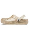 Crocs Classic Glitter vuoratut puukengät ”Gold” 504271