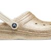 Crocs Classic Glitter vuoratut puukengät ”Gold” 504271