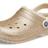 Crocs Classic Glitter vuoratut puukengät ”Gold” 504271