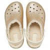 Crocs Classic Glitter vuoratut puukengät ”Gold White” 205842-93S