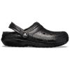 Crocs Classic Glitter -vuoratut puukengät ”Musta” 205842001