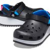 Crocs Classic Hiker Clog Sports Musta Sininen Punaiset Sandaalit ”Black Blue Red” 206772-001