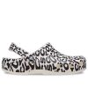 Crocs Classic -logopuukengät ”White Black” 210805-100