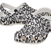 Crocs Classic -logopuukengät ”White Black” 210805-100