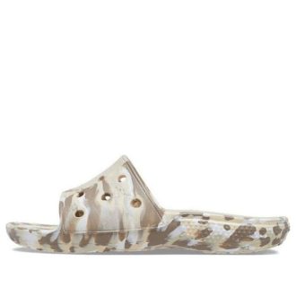 Crocs Classic Marmoroidut sandaalit ”White Brown” 206879-2Y3
