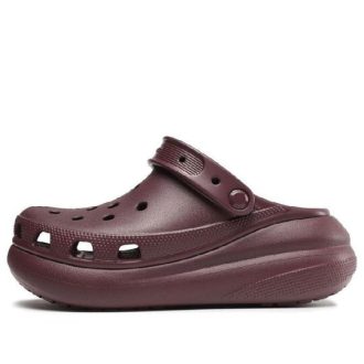 Crocs Classic Mega Crush puukengät ”Dark Cherry” 207521-6WD