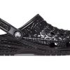 Crocs Classic Metallic Crocskin Puukengät ”Musta” 209093-040