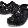 Crocs Classic Metallic Crocskin Puukengät ”Musta” 209093-040