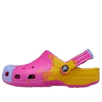 Crocs Classic Ombre puukengät ”Pink Yellow Blue” 208275-6UC