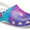 Crocs Classic Pattern White Purple Sandaalit ”White Purple” 206565-14N