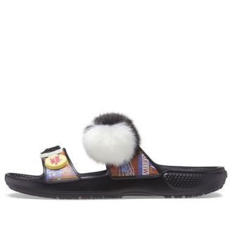 Crocs Classic Pehmeä Pohja Mukava tasakorkoiset Urheilutossut Unisex Musta 207403-001