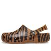 Crocs Classic puukengät Animal Printing Beach Tiger Stripes Keltaiset sandaalit 206676-2ZF