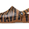 Crocs Classic puukengät Animal Printing Beach Tiger Stripes Keltaiset sandaalit 206676-2ZF