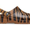 Crocs Classic puukengät Animal Printing Beach Tiger Stripes Keltaiset sandaalit 206676-2ZF