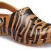 Crocs Classic puukengät Animal Printing Beach Tiger Stripes Keltaiset sandaalit 206676-2ZF