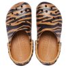 Crocs Classic puukengät Animal Printing Beach Tiger Stripes Keltaiset sandaalit 206676-2ZF