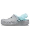 Crocs Classic puukengät Stay Warm Fleecevuorattu kenkä Unisex Harmaa Sininen 206633-0IG