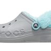Crocs Classic puukengät Stay Warm Fleecevuorattu kenkä Unisex Harmaa Sininen 206633-0IG